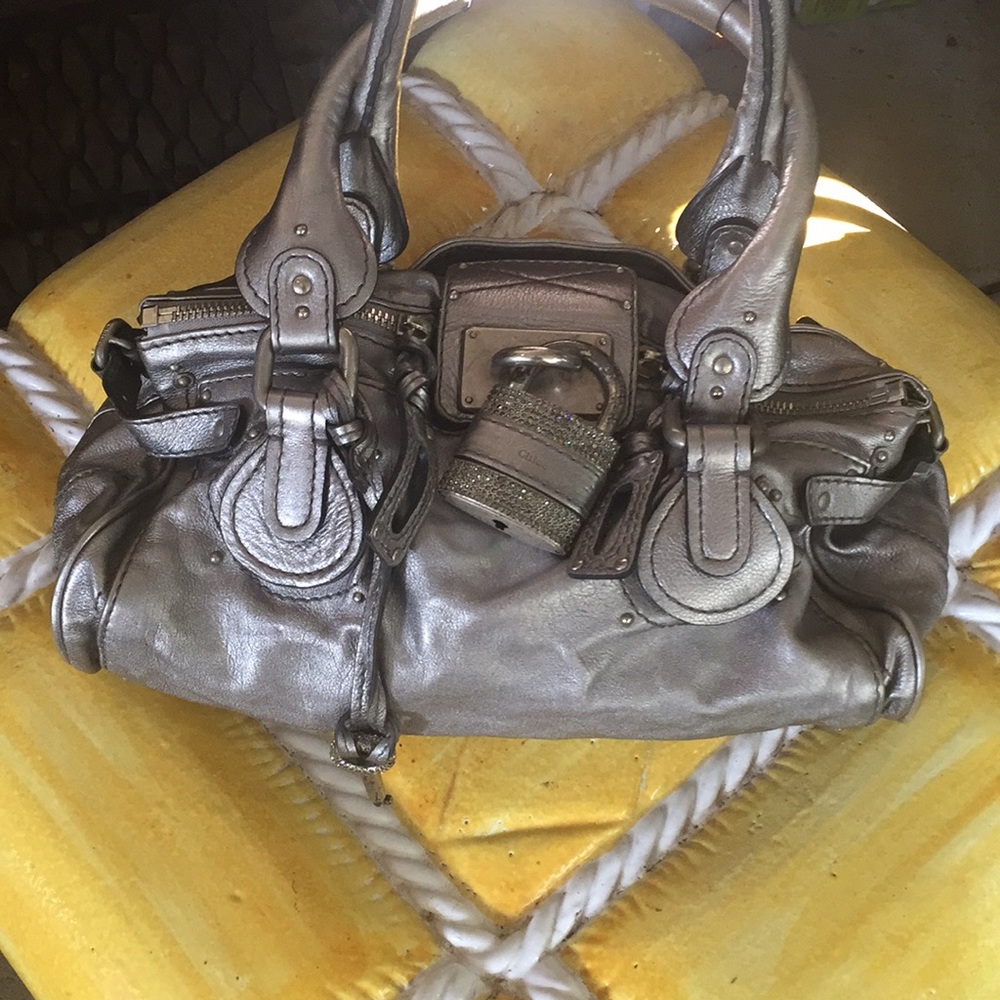 Chloe Rare Las Vegas Swarovski Crystal Padlock